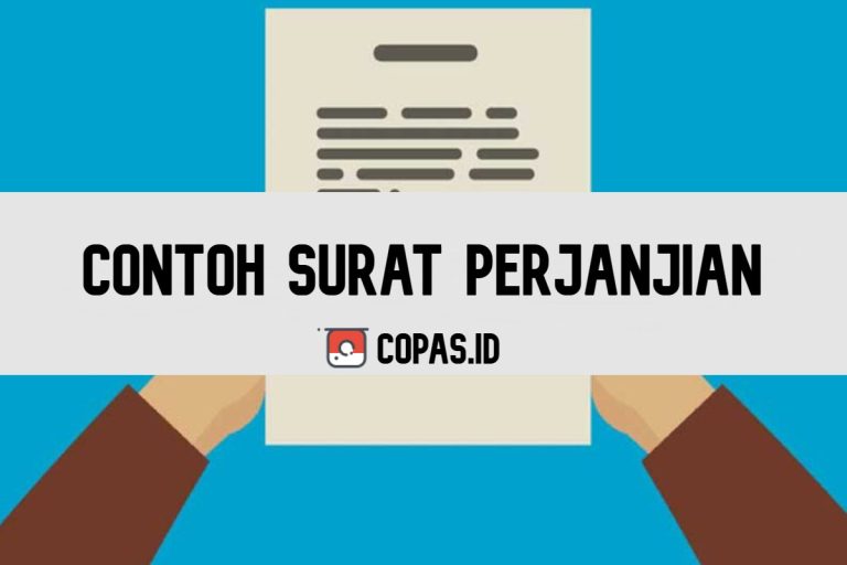 Contoh Surat Perjanjian